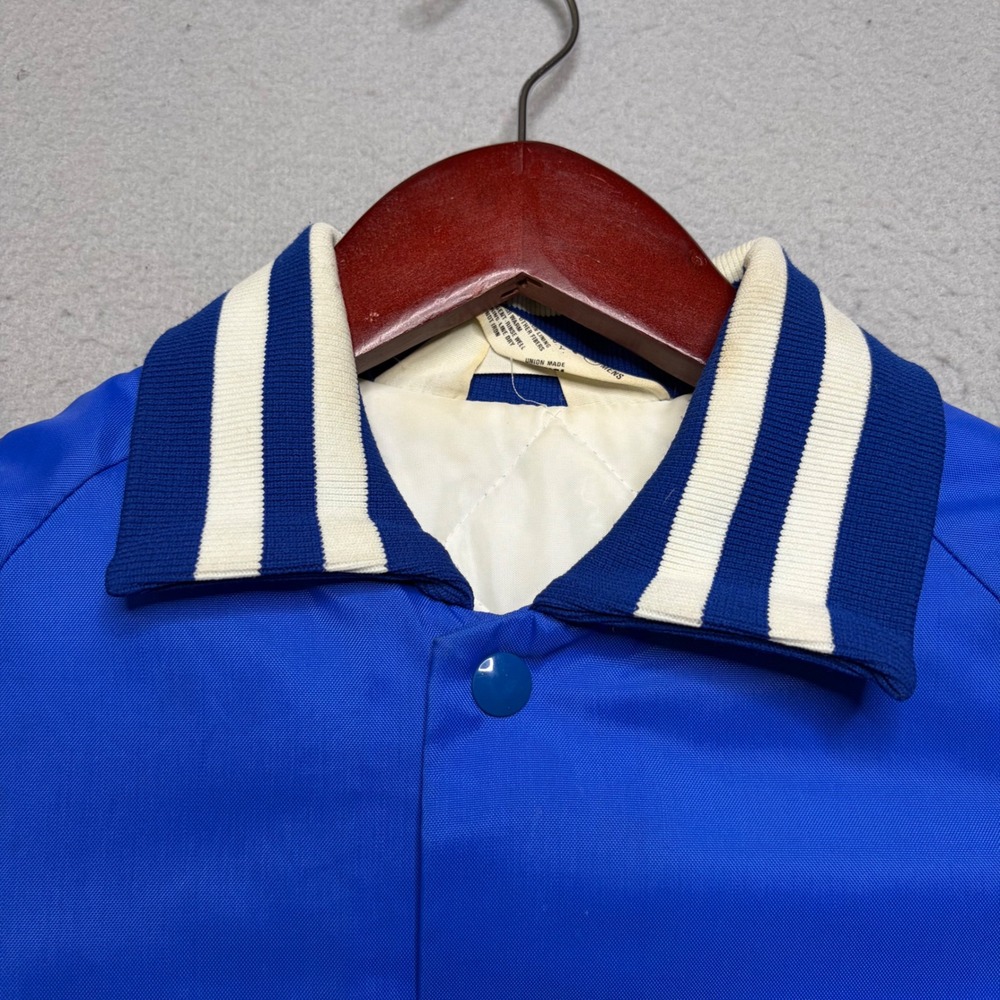Don Alleson Athletic Bomber Jacket Mens S Blue Nevada Barrel Racing 1982 Vintage - Picture 4 of 14
